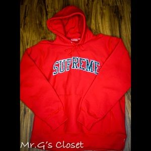 Red SUPREME Hoodie